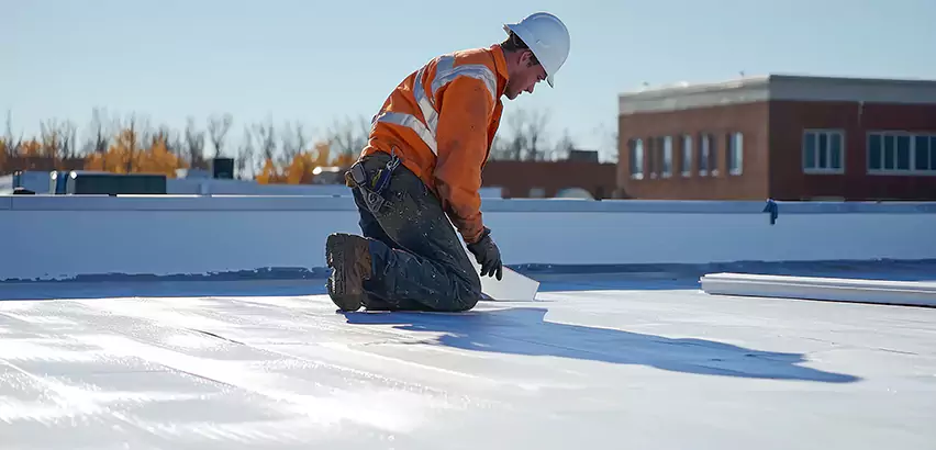 Flat Roof Drain Installation in Hanover Park
