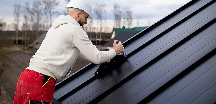 Tin Roof Ridge Cap Installation in Hanover Park